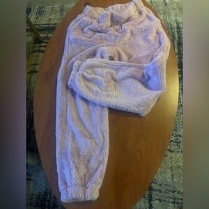 No Boundaries Soft Pink Plush Joggers